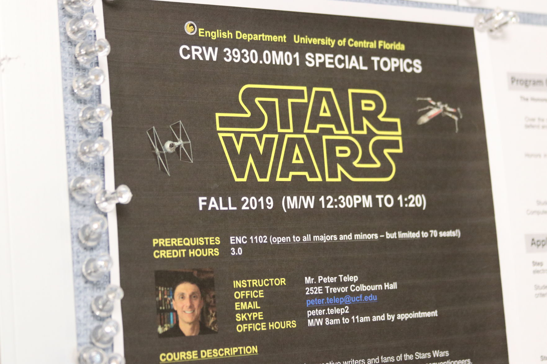 Star Wars Writing Poster CJ